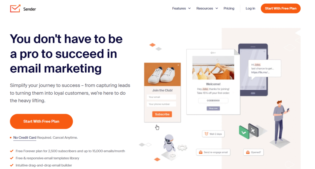 sender black friday saas deals