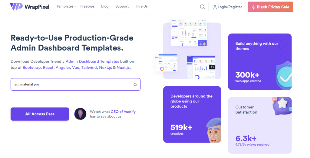 WrapPixel Black Friday Deal