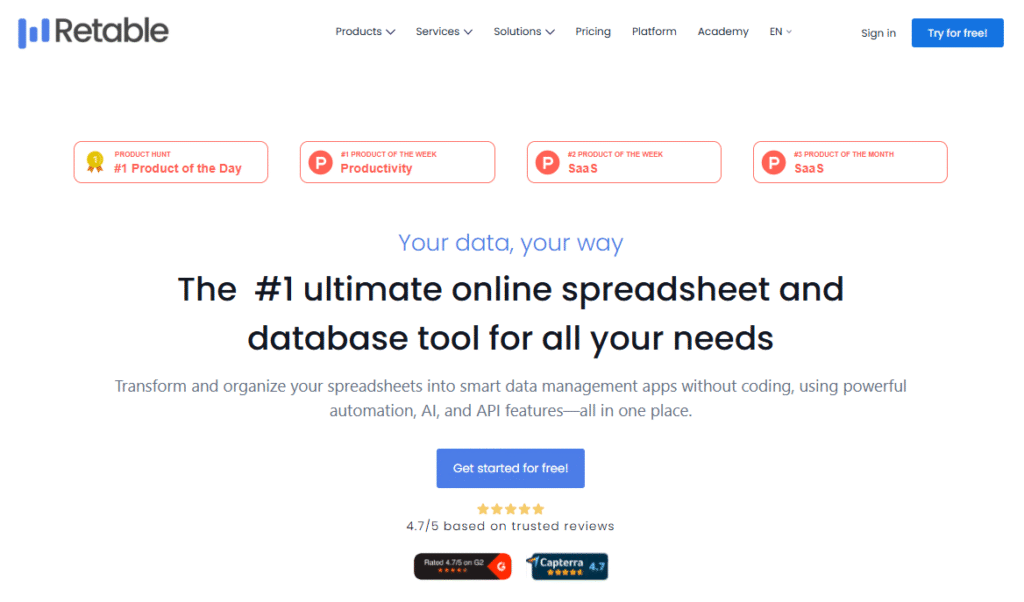 retable black friday deal