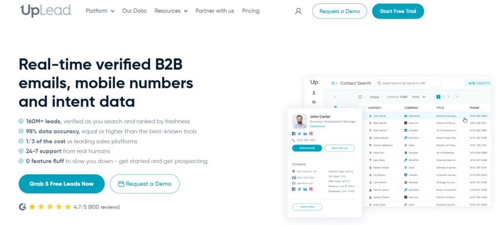 Uplead Black Friday SaaS deals