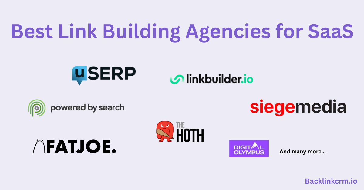 best link building agencies for SaaS